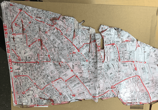 地図チェックで使われる住宅地図