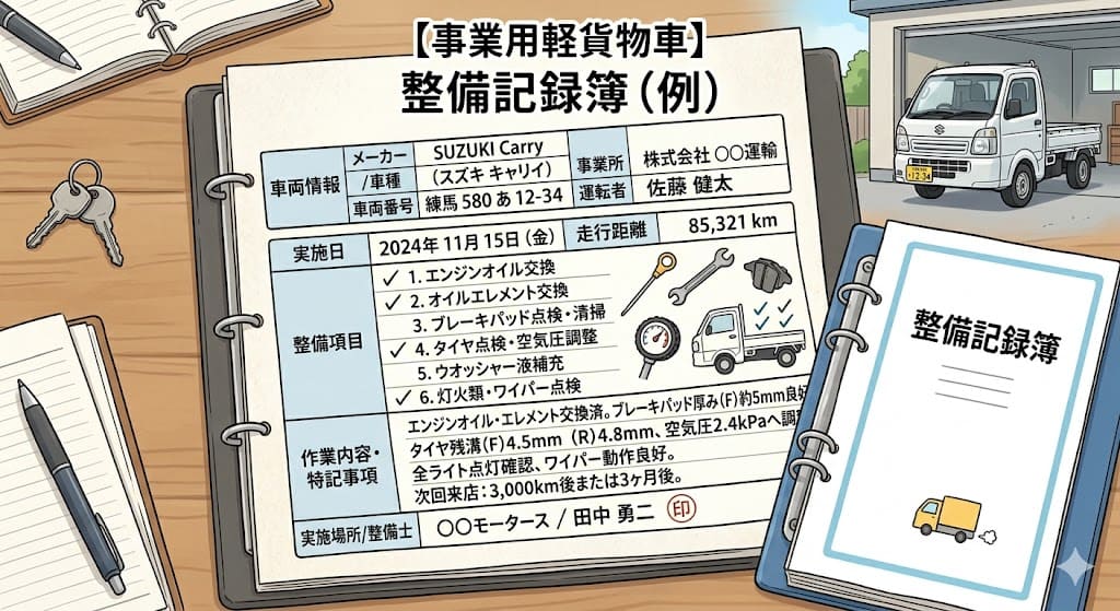 整備記録簿